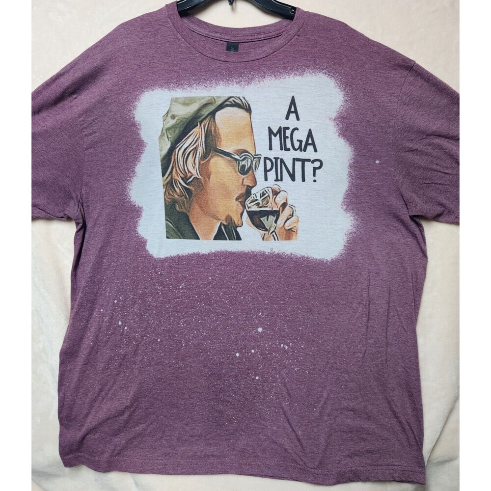 A Mega Pint?Johnny Depp Mens Size 2XL funny  trial hearing quote unisex T Shirt